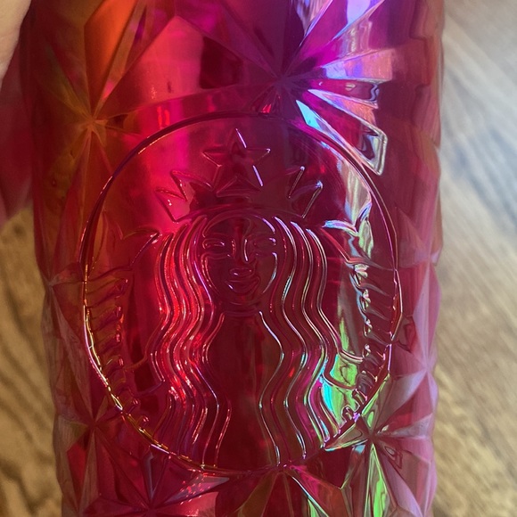 Starbucks pink Iridescent Venti Straw Cup - Picture 3 of 5